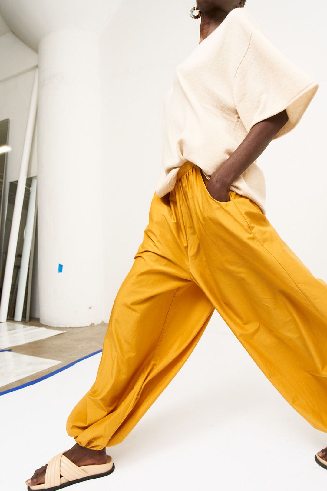 The Balloon Pant in Turmeric #5