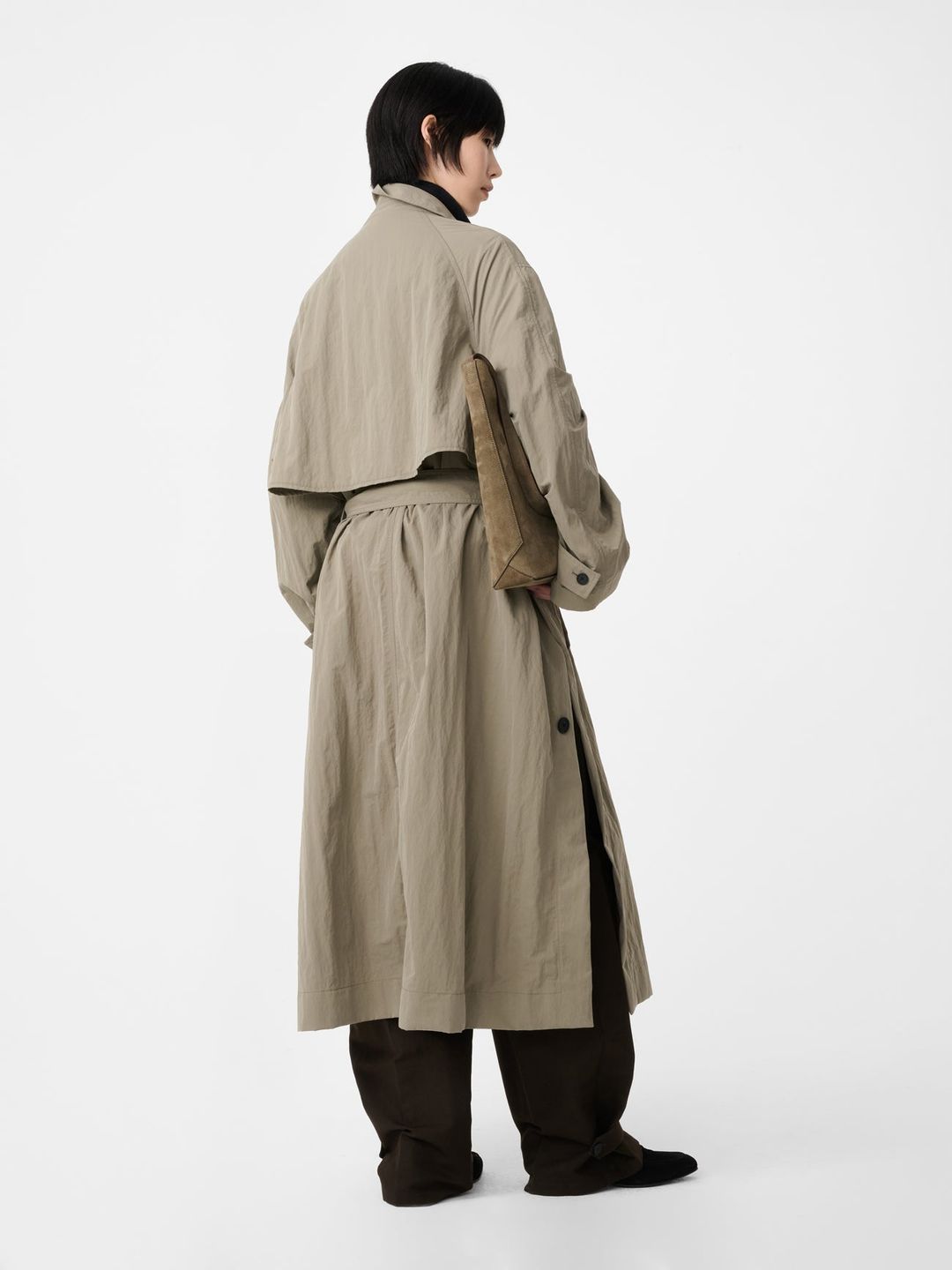 Campion Trench Coat in Mole #5