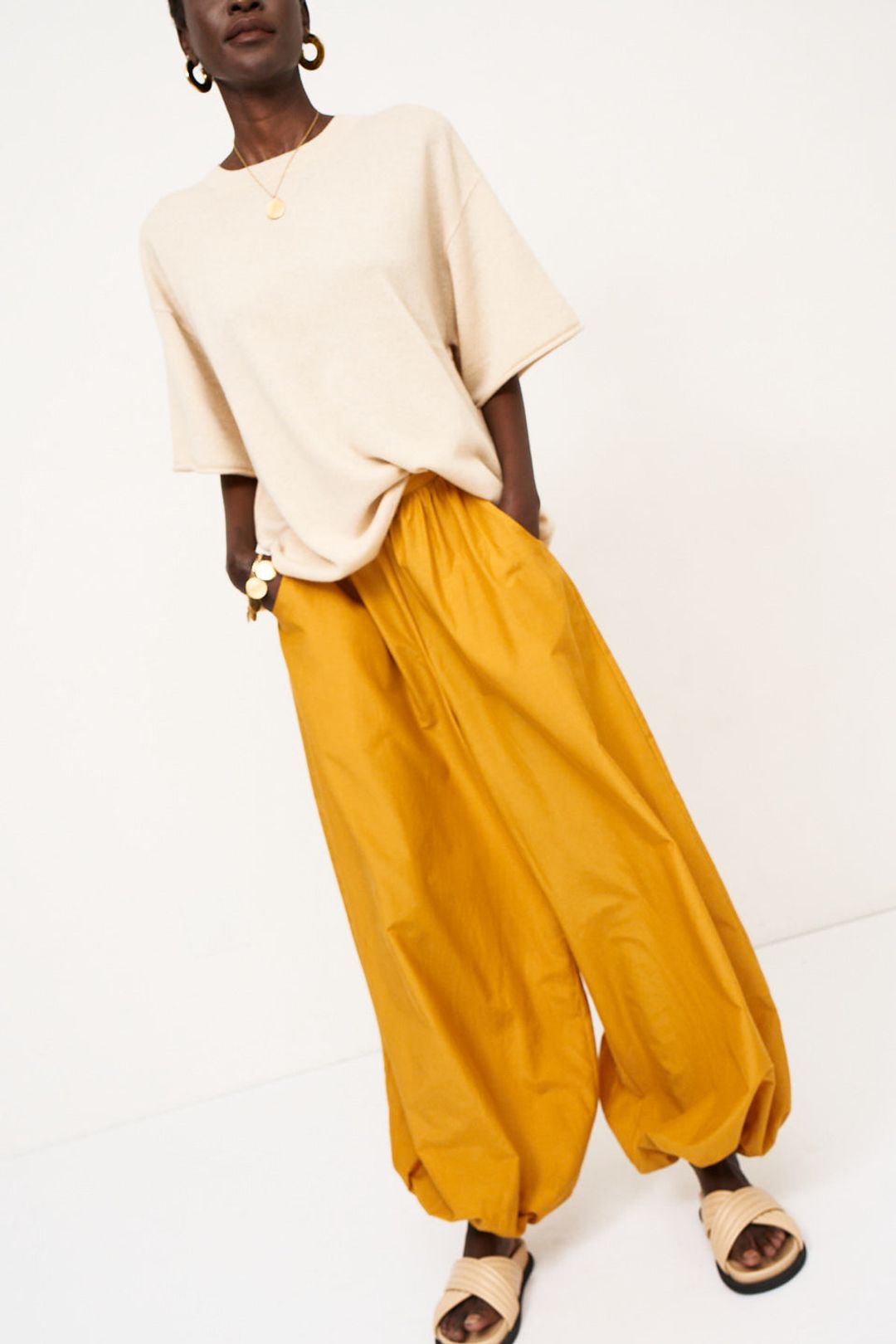 The Balloon Pant in Turmeric #6