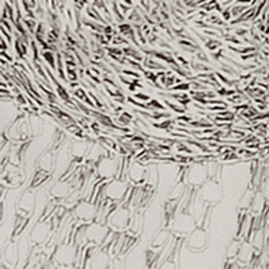 Gathered Waist Midi Dress In Grey Mist-Silver Chain Print #5