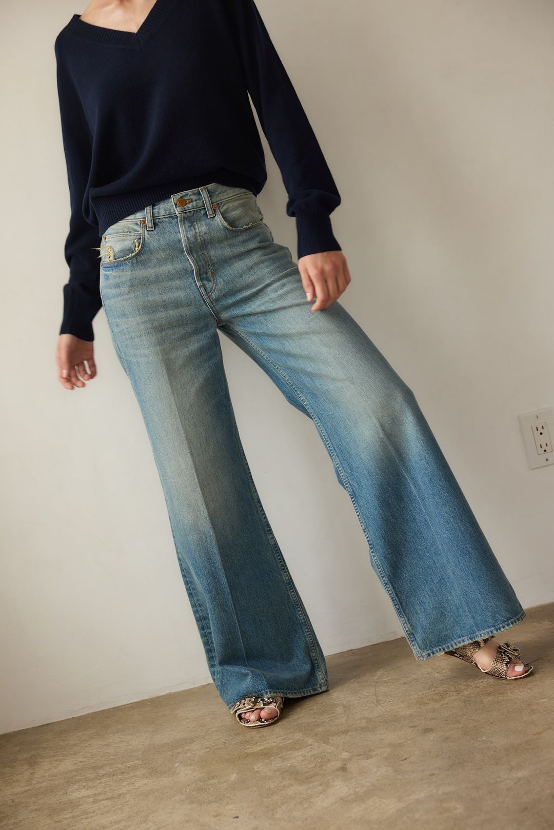 The Lax Wide in Worn Indigo #3