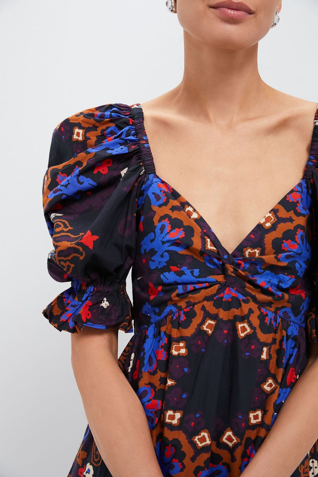 Venezia Print Jewel Ankle Dress #5