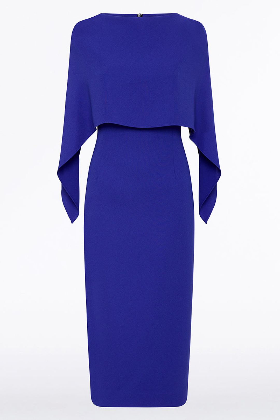 VIOLET CREPE DRAPE FRONT DRESS #4