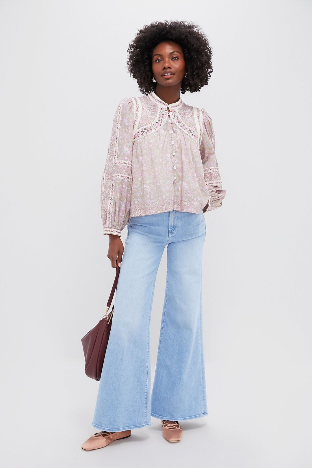 Pink Louisa Flats #4