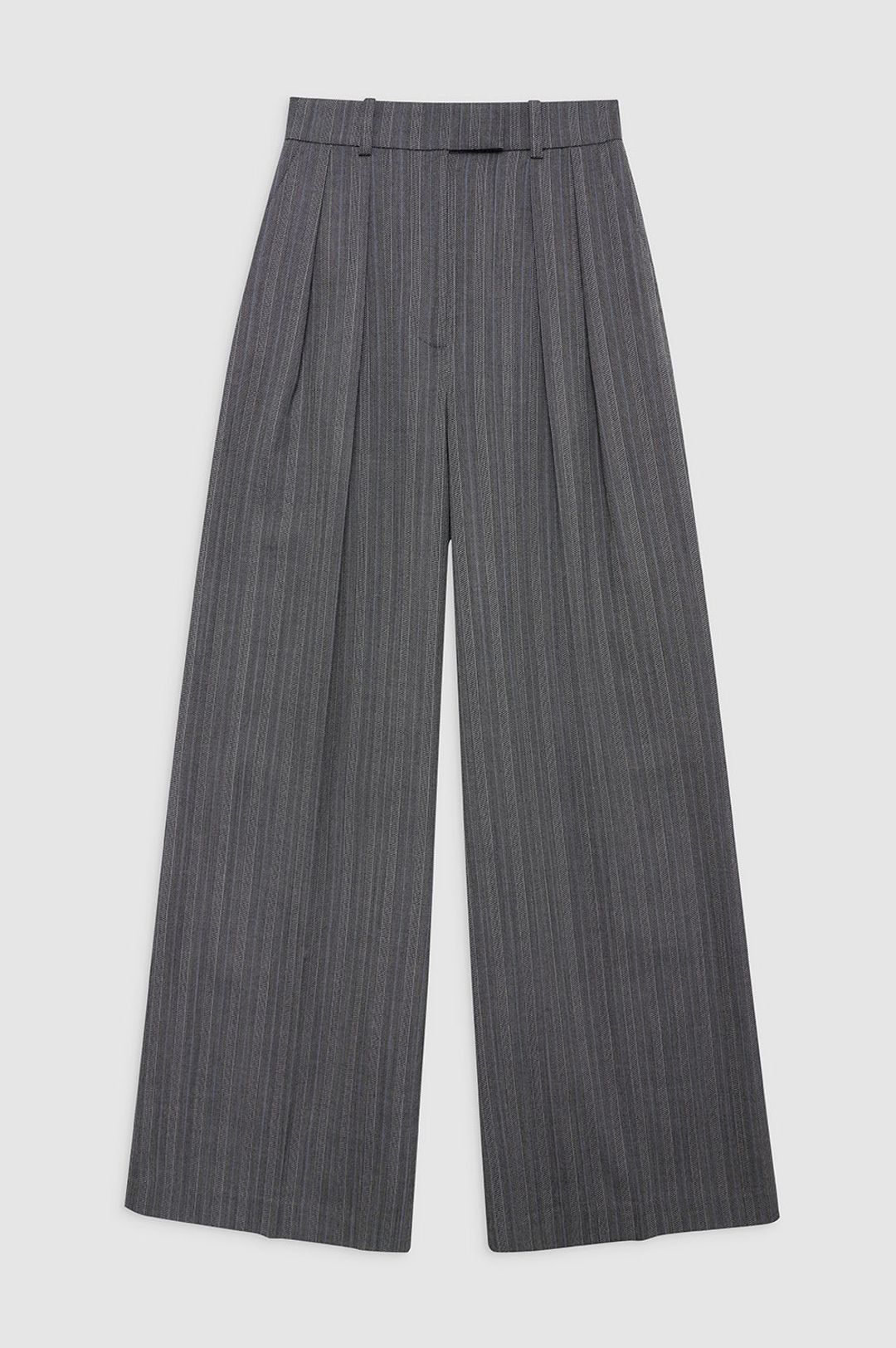 Lou Trouser - Black And Grey Stripe #3