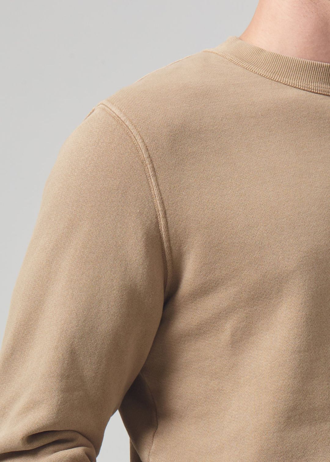 Vintage Crewneck Sweatshirt in Khaki Classic #5