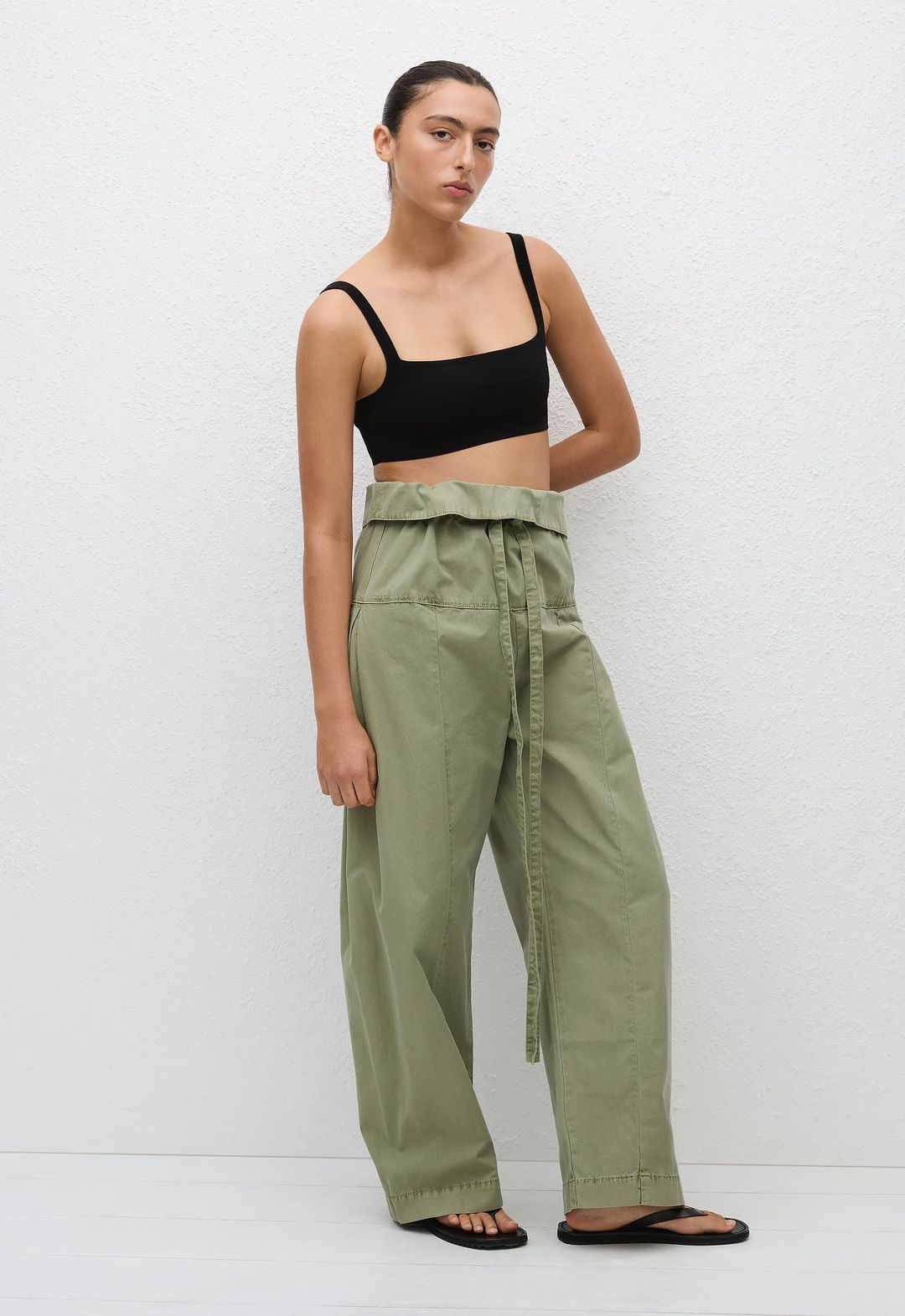 Fisherman Drawcord Pant - Oregano #3