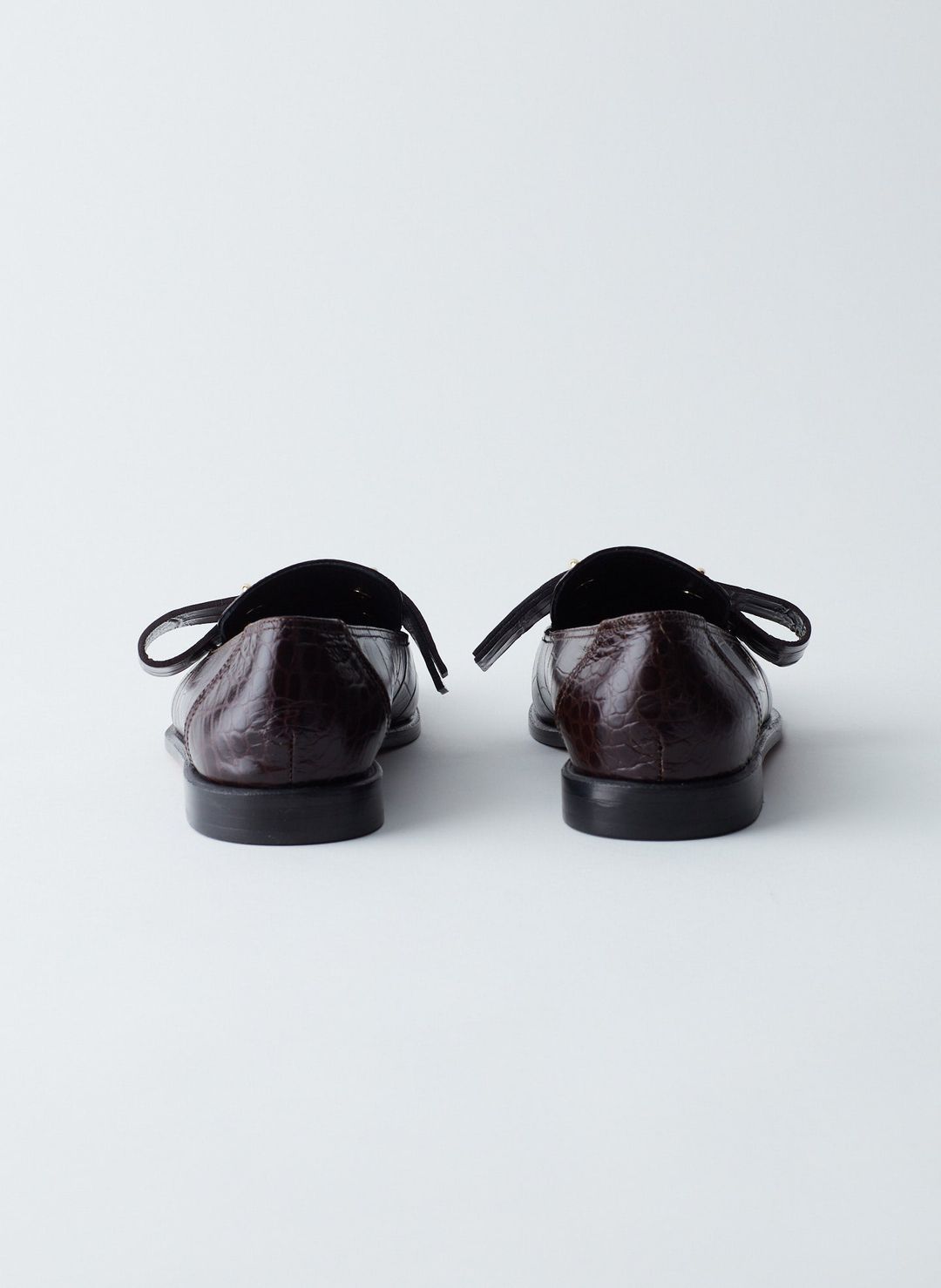 Morris Croc Print Leather Loafer #5