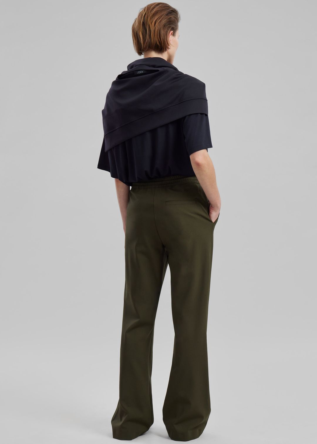 JW Anderson Drawstring Waist Tailored Trousers - Olive #9