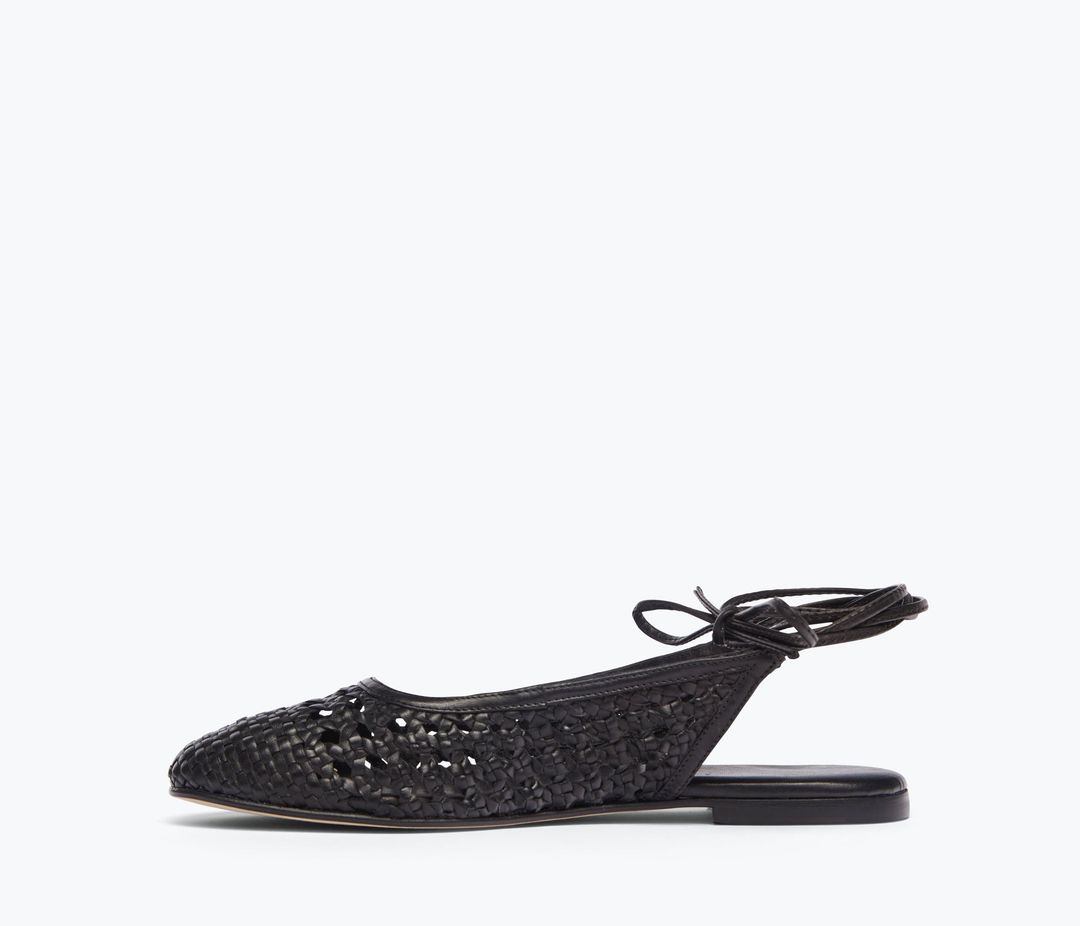 JANNA OPEN WOVEN FLAT #5