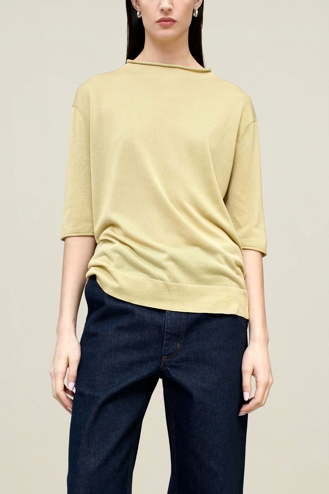 Dana Rollneck in Summer Knit