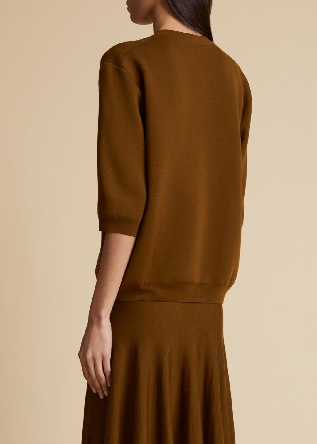 Tedi Cardigan in Dark Olive #10