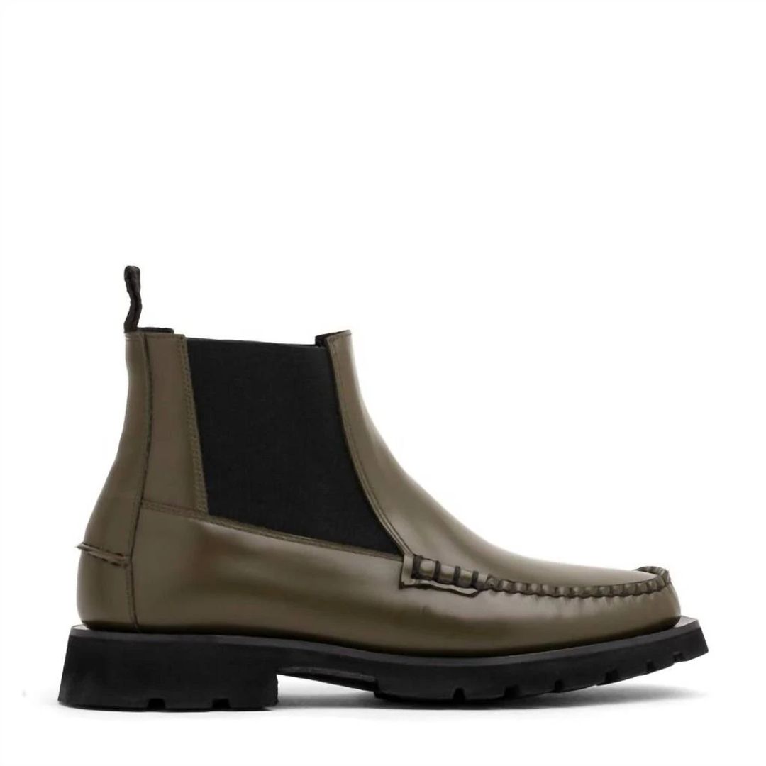 Alda Chelsea Boots in Olive