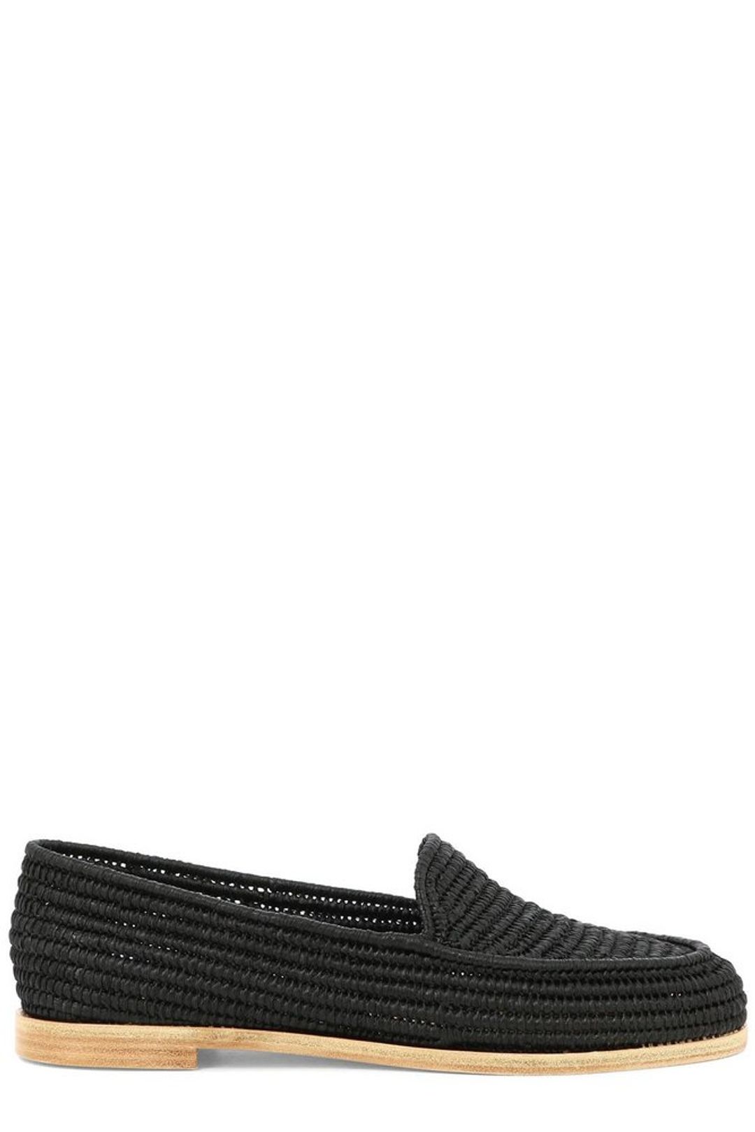 Amaranta Slip-On Loafers in Black