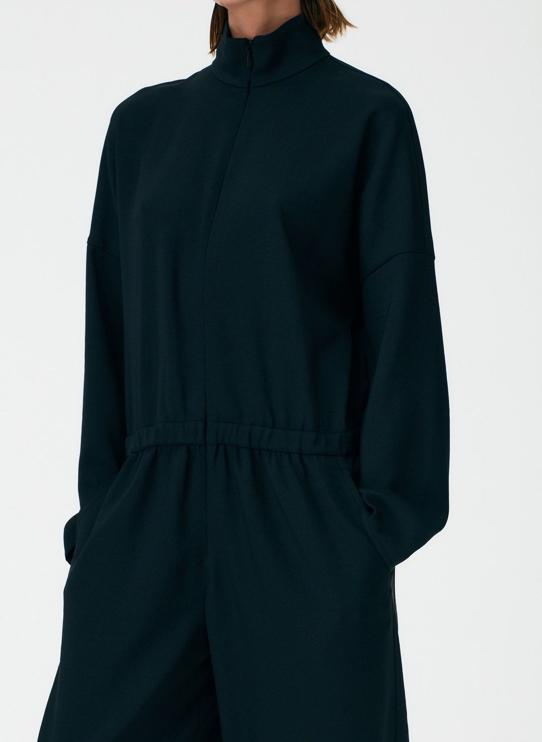 Chalky Drape Zip Up Jumpsuit #14