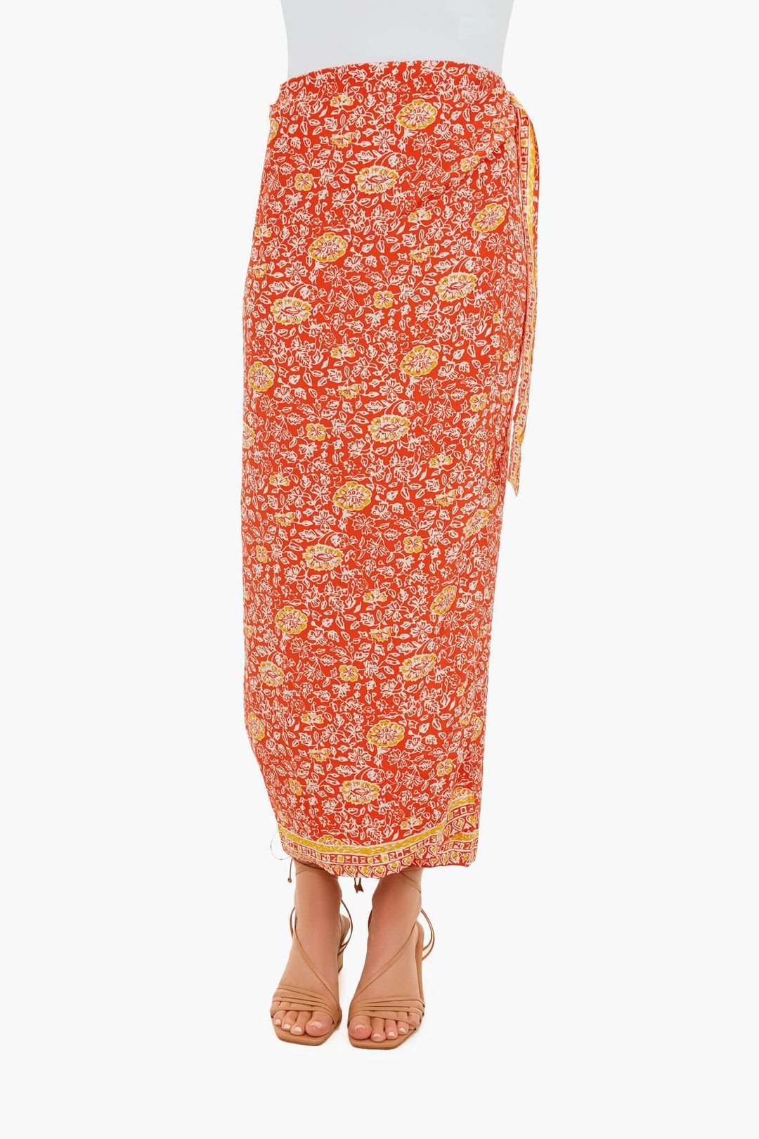 Exclusive Floral Print Tuscany Sun Talia Skirt