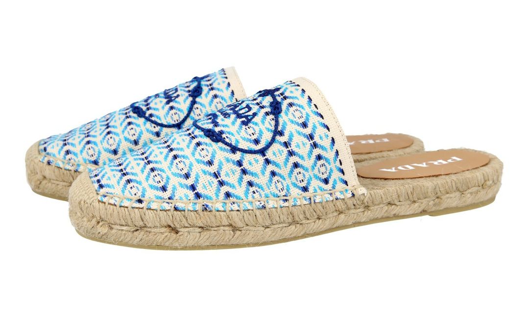 Espadrilles Mules Slides Sandals Shoes - 1S155M Blue #2