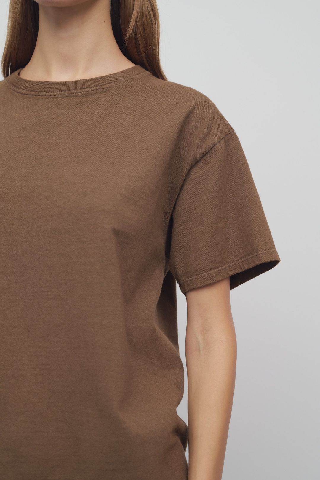 Ash T-Shirt in Cotton and Silk #6