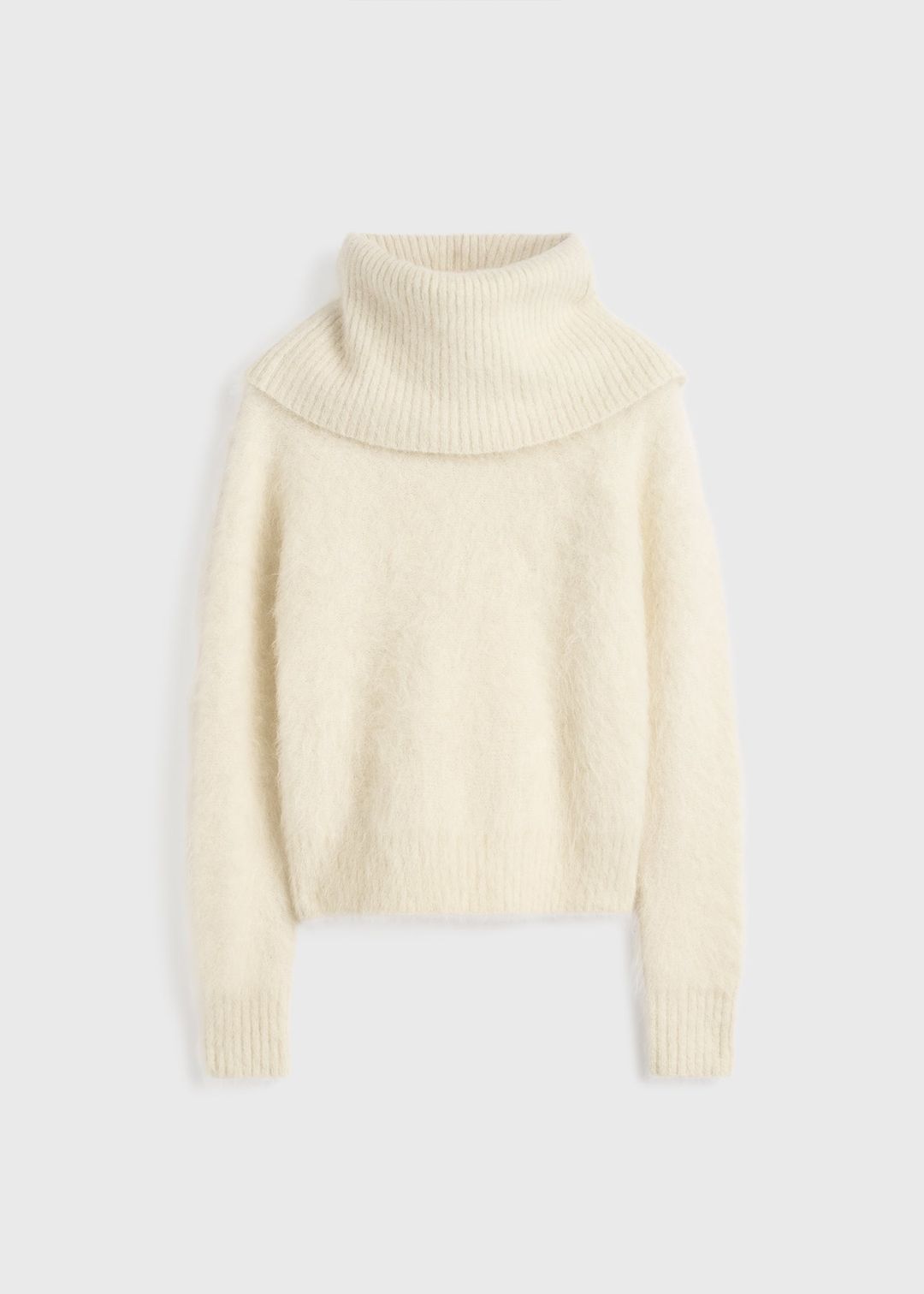 Funnel alpaca-blend knit milk #5