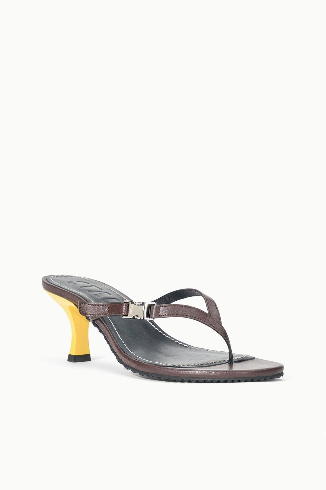 FLYNN KITTEN HEEL | ESPRESSO LEMON