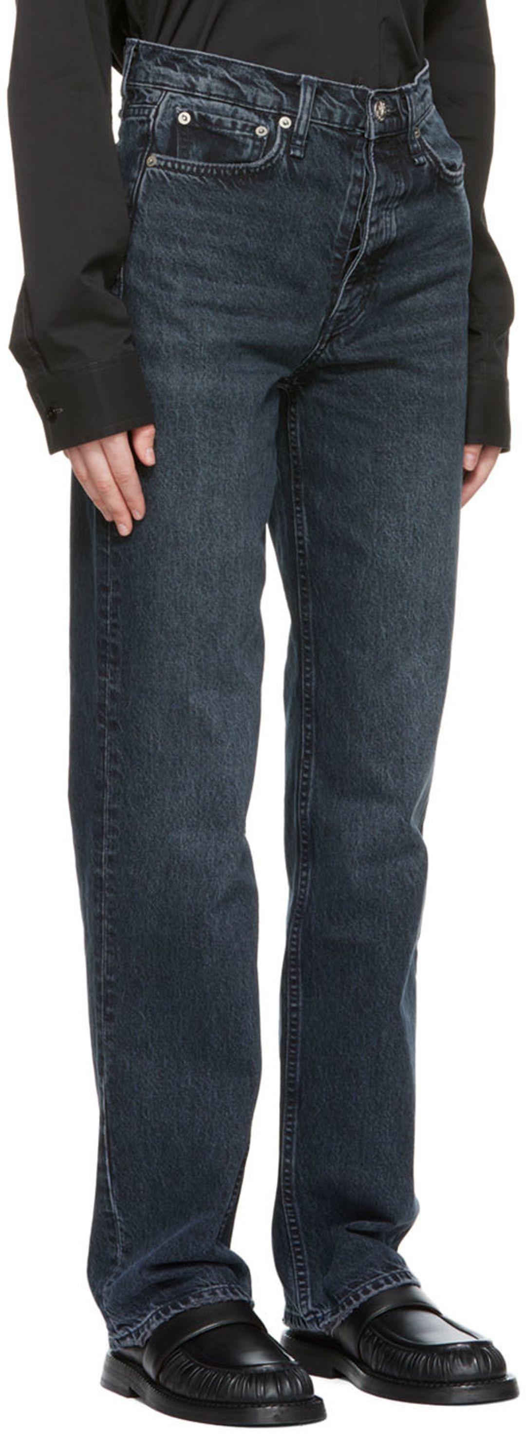 rag & bone Navy Alex Jeans