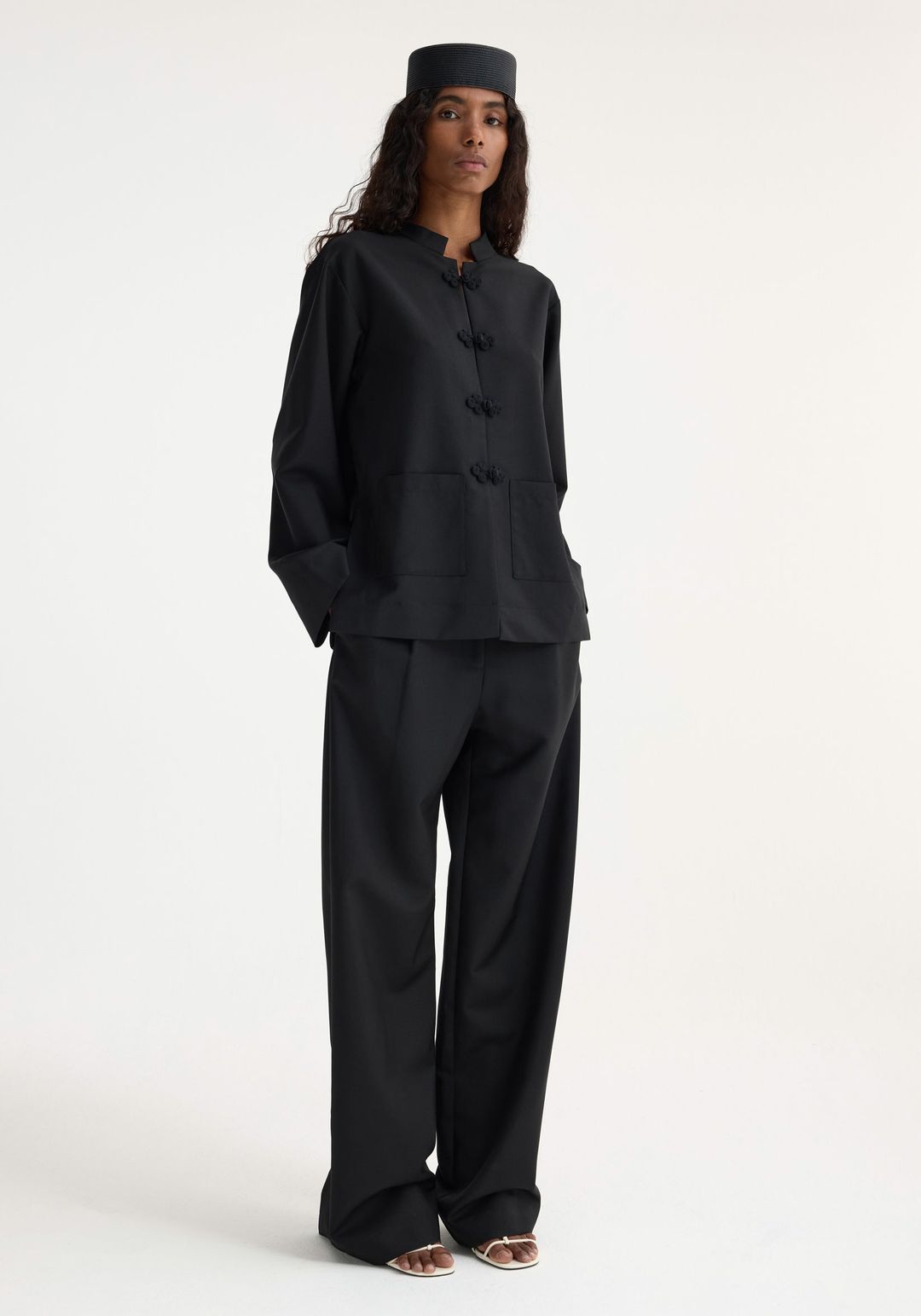 Pankou closure jacket | black #6