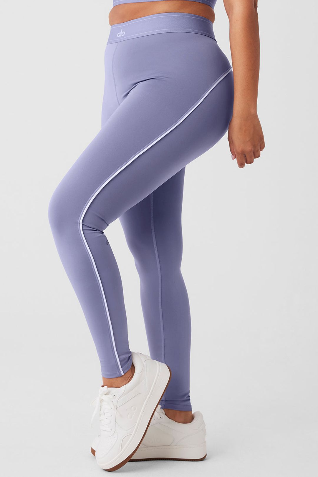 Airlift High-Waist Suit Up Legging - Lilac Blue/White #9