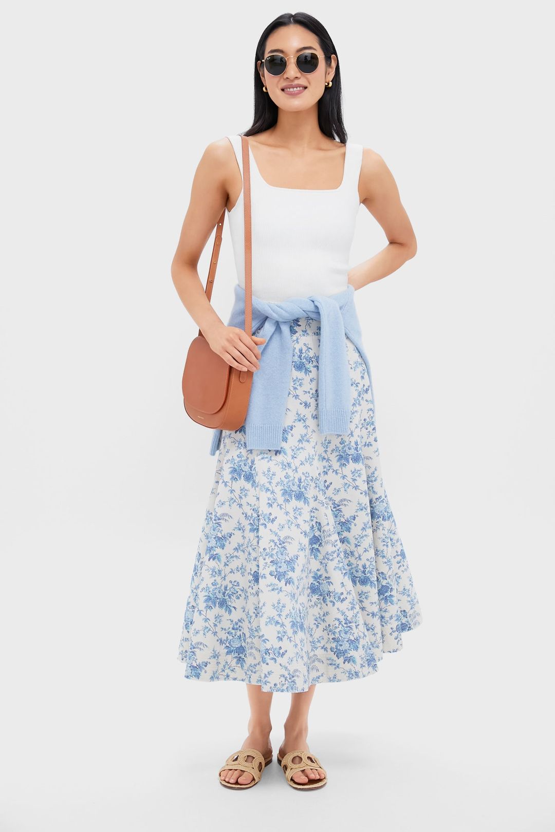 Forget Me Not Floral Brynn Skirt #6
