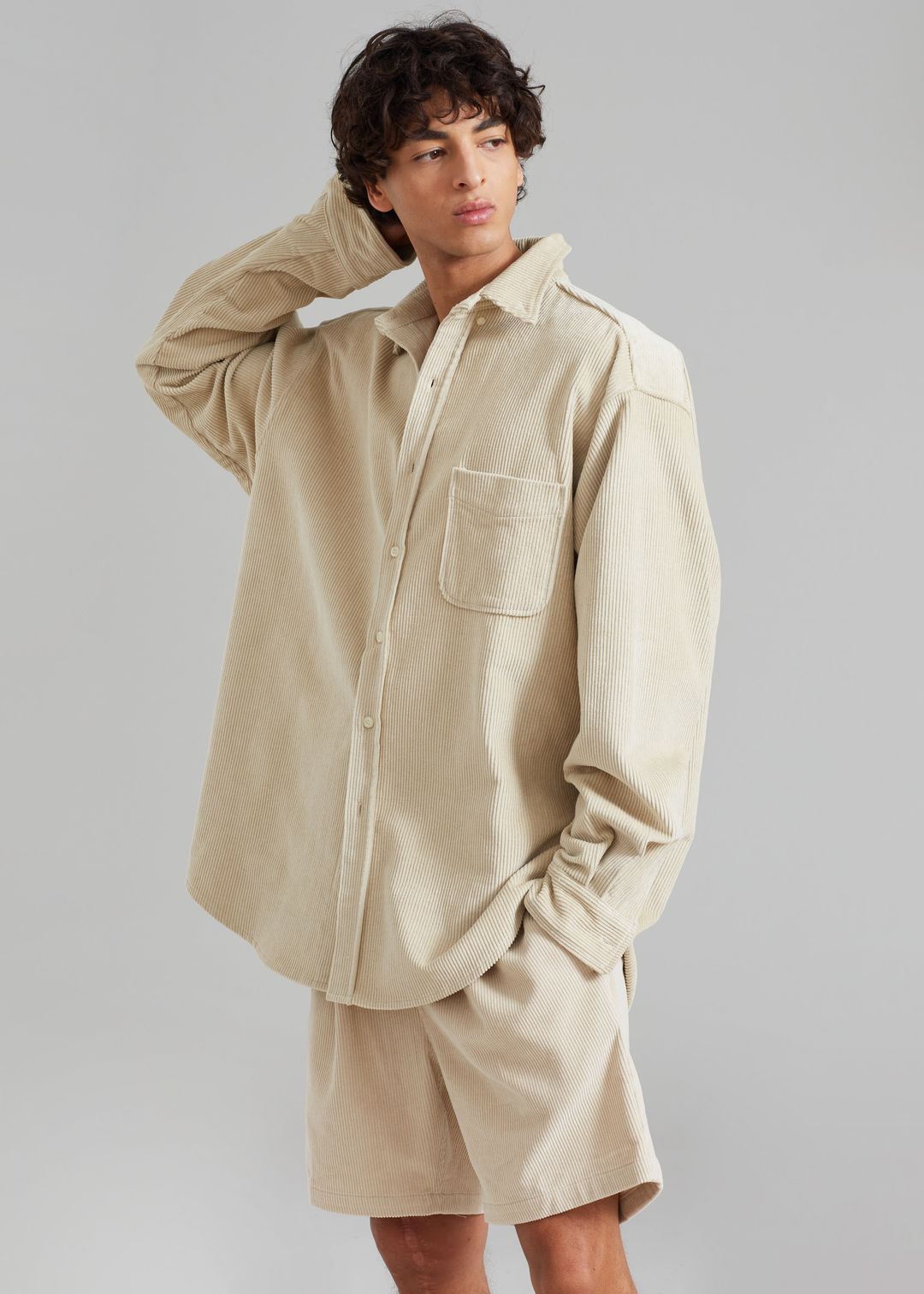 Camden Corduroy Shirt - Cream