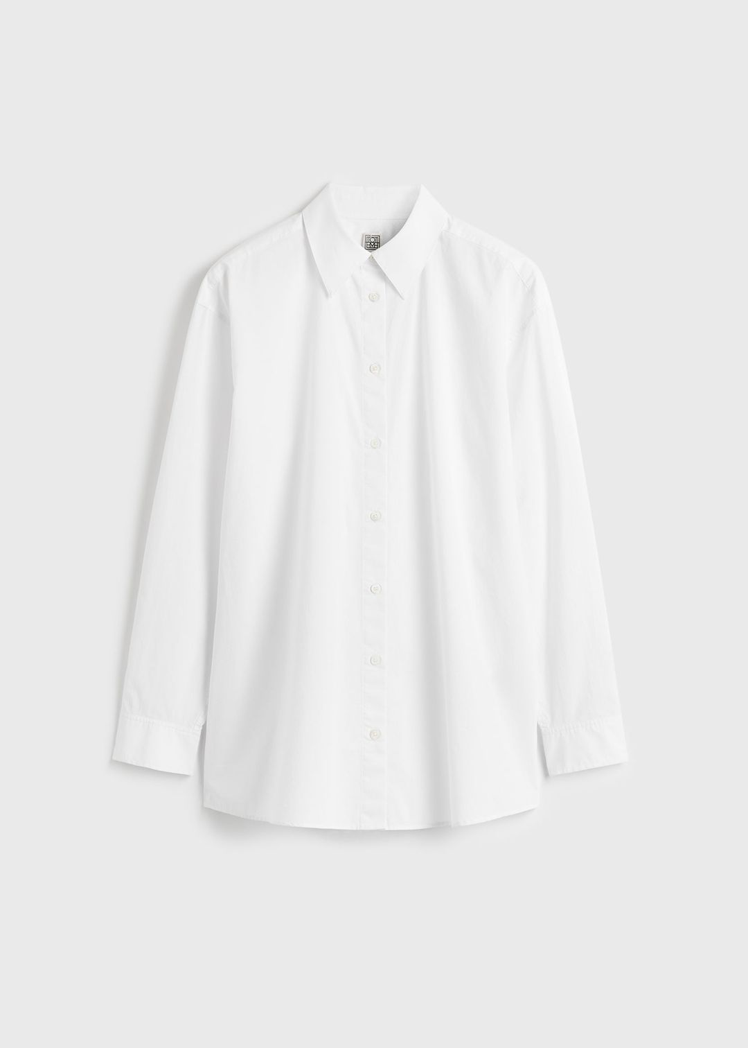 Classic tumbled shirt white #5