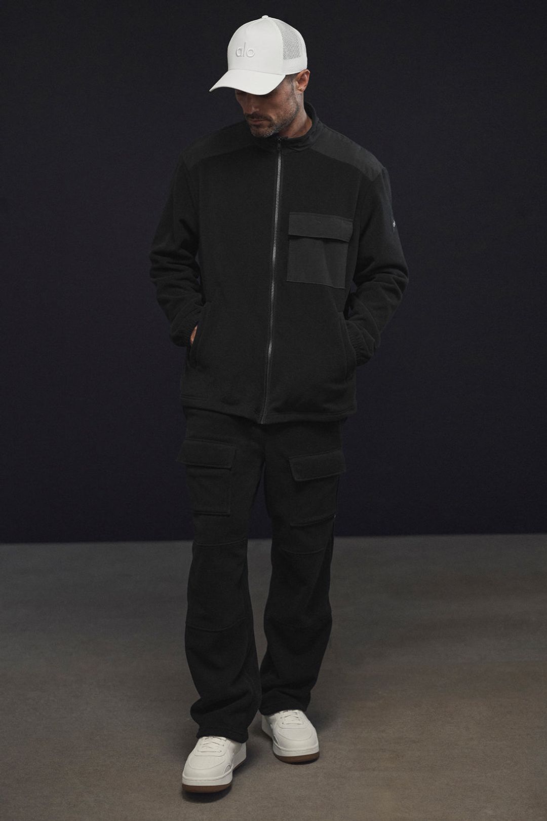 Polar Fleece Ridge Cargo Pants - Black #5