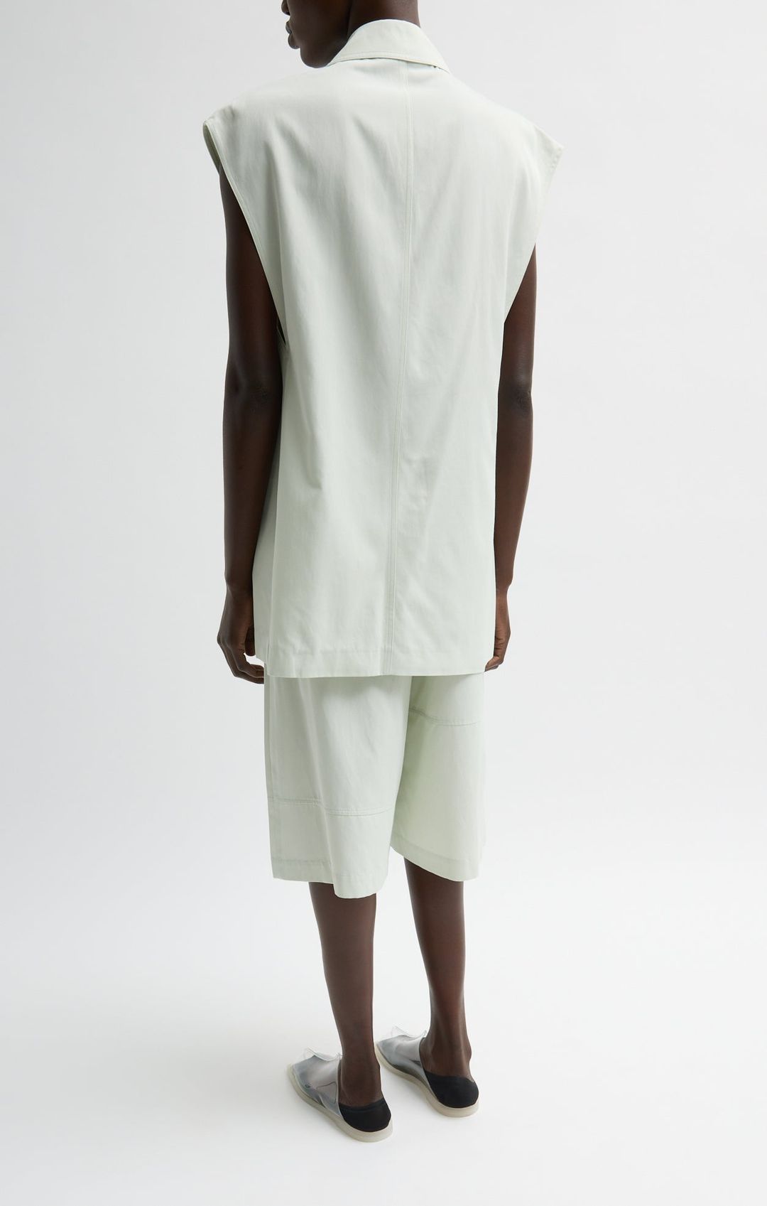 Drapey Suiting Oversized Double Breasted Vest #4