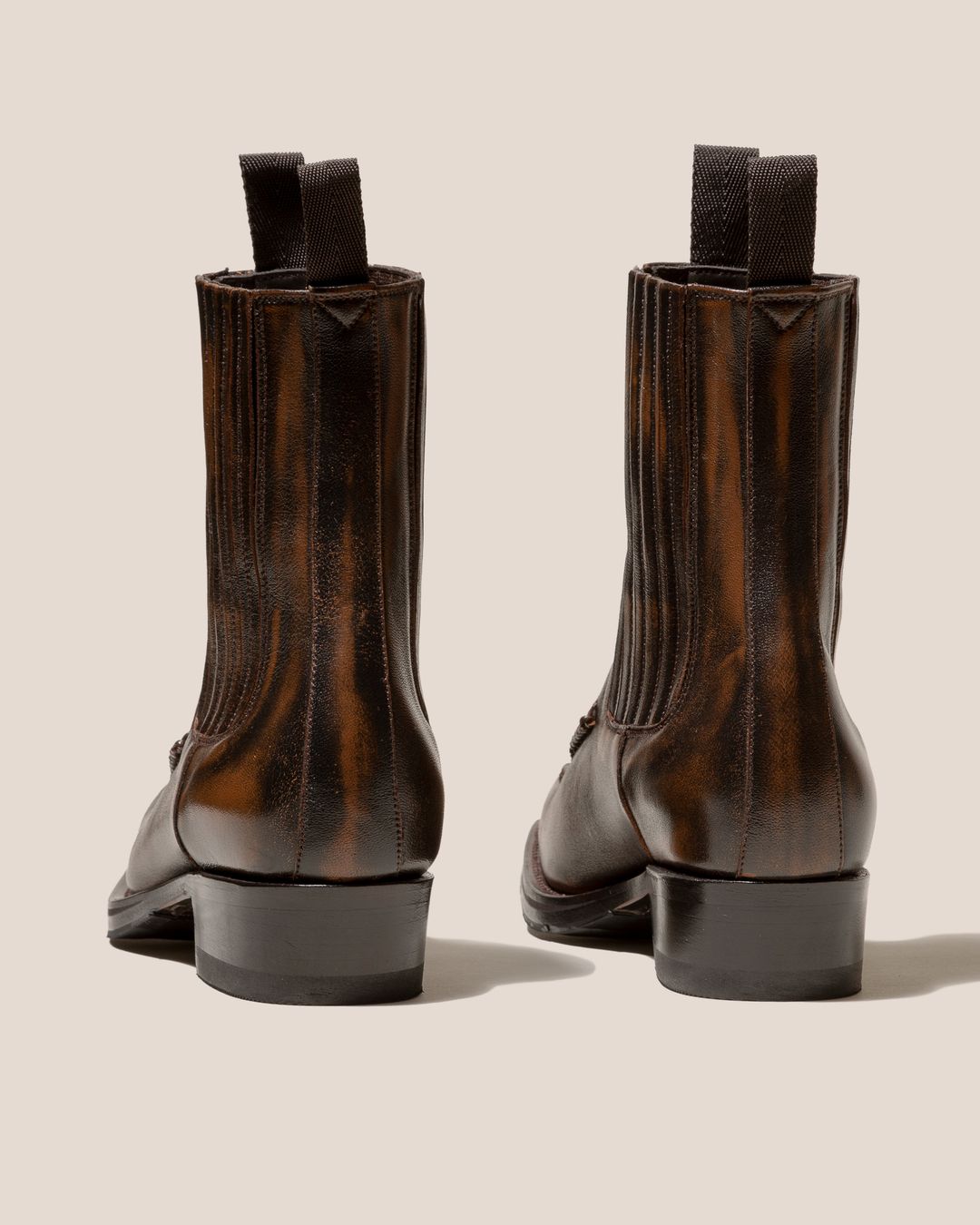 AGULLA - Men's Square-Toe Braided Detail Chelsea Boot #4