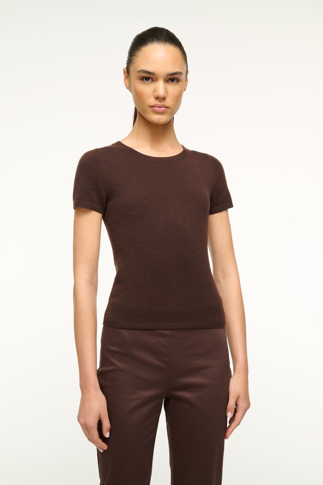 EASY CASHMERE TEE | DARK CHOCOLATE #8