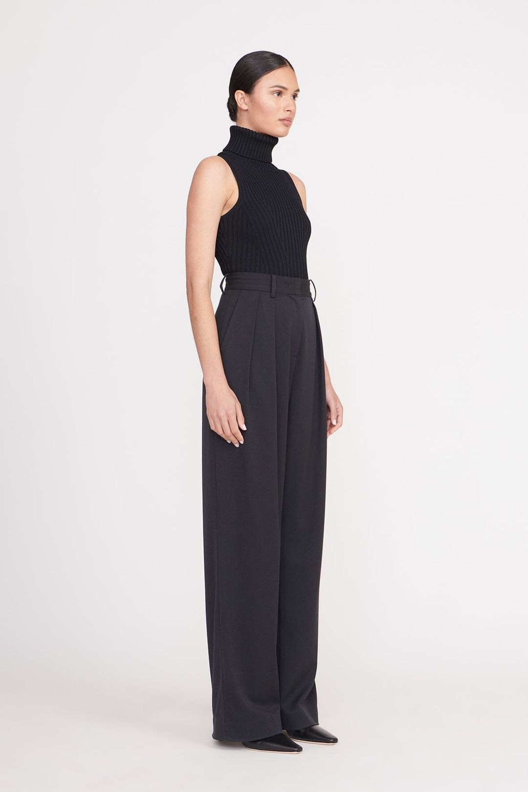 LUISA PANT | BLACK SUITING #4
