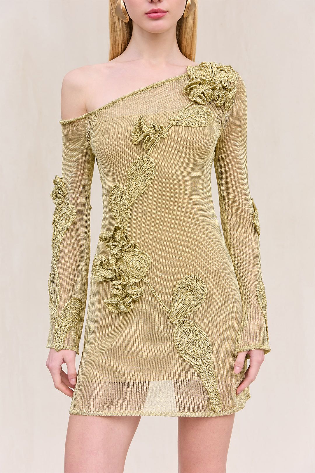 BOWIE KNIT DRESS - GOLD #3