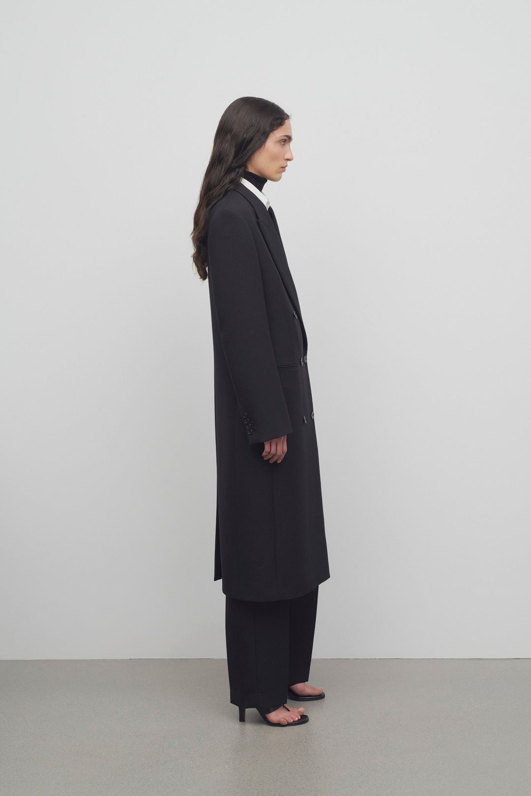 Sand Coat in Virgin Wool #4