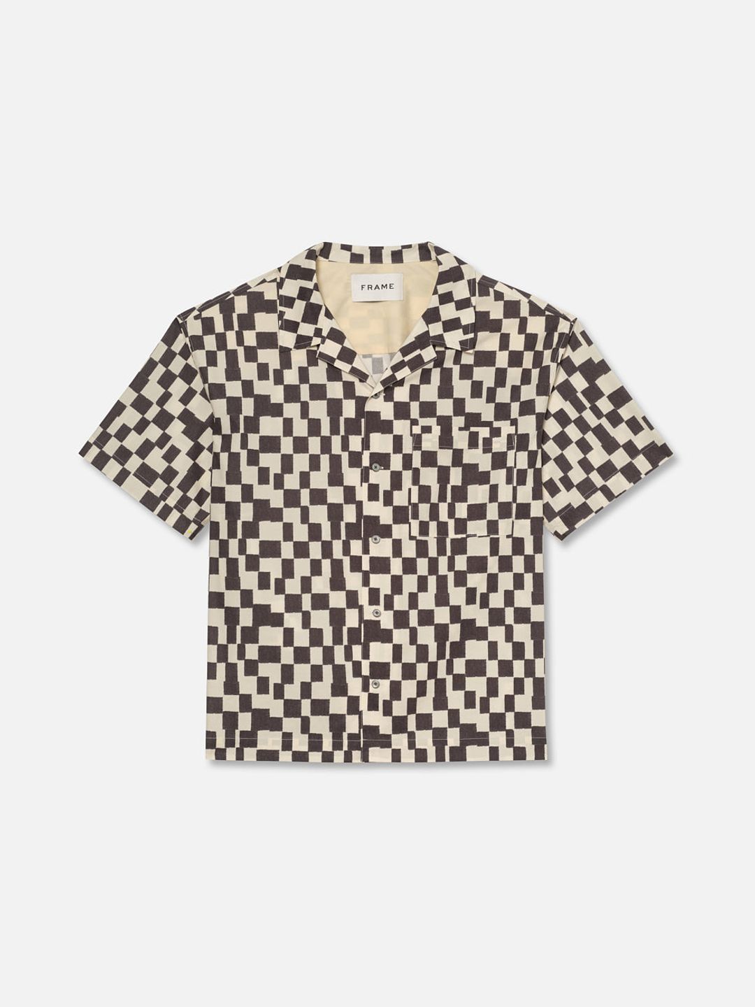 Vintage Print Shirt -- Dark Navy