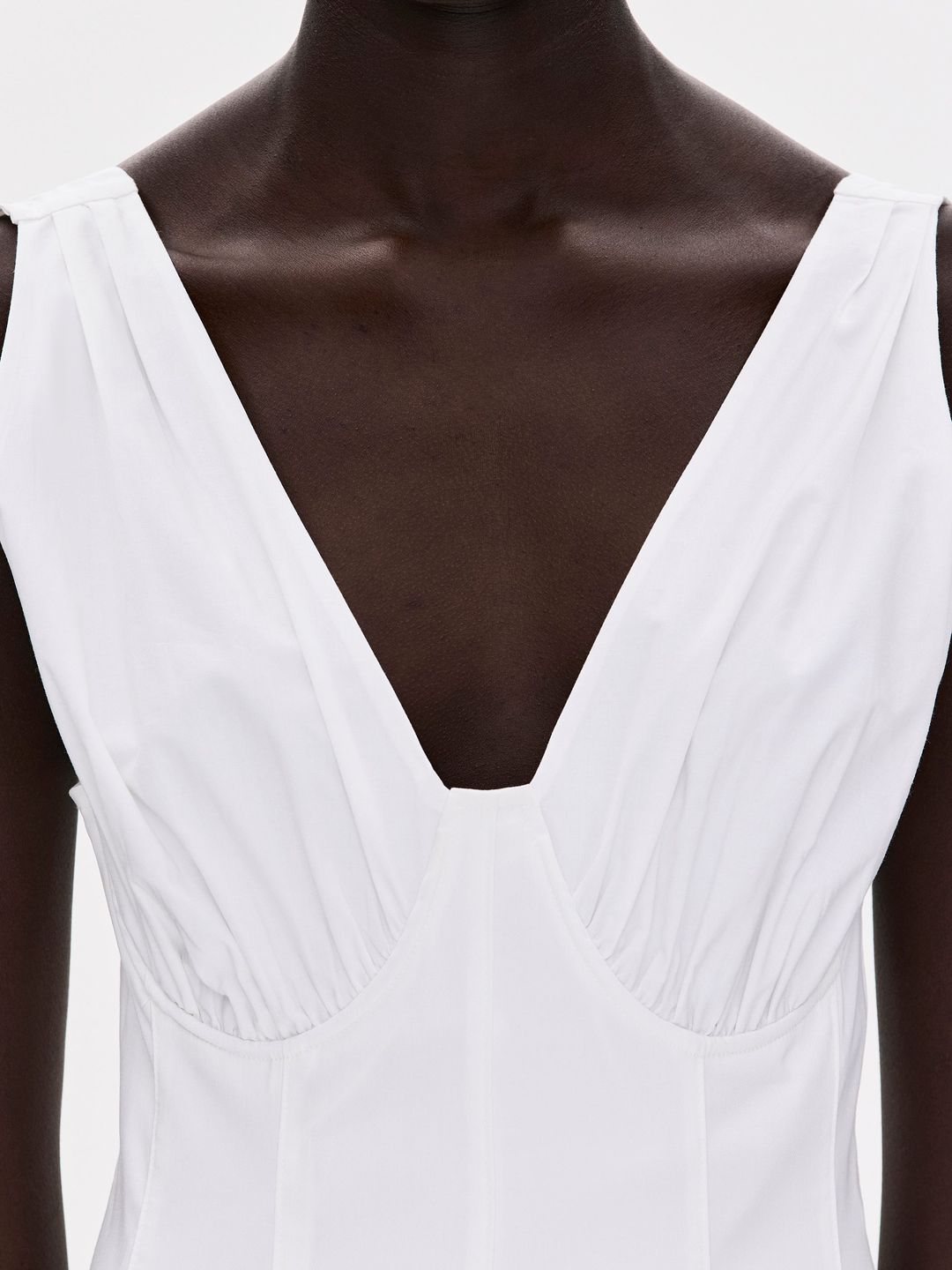 Tio Corset Maxi Dress, White