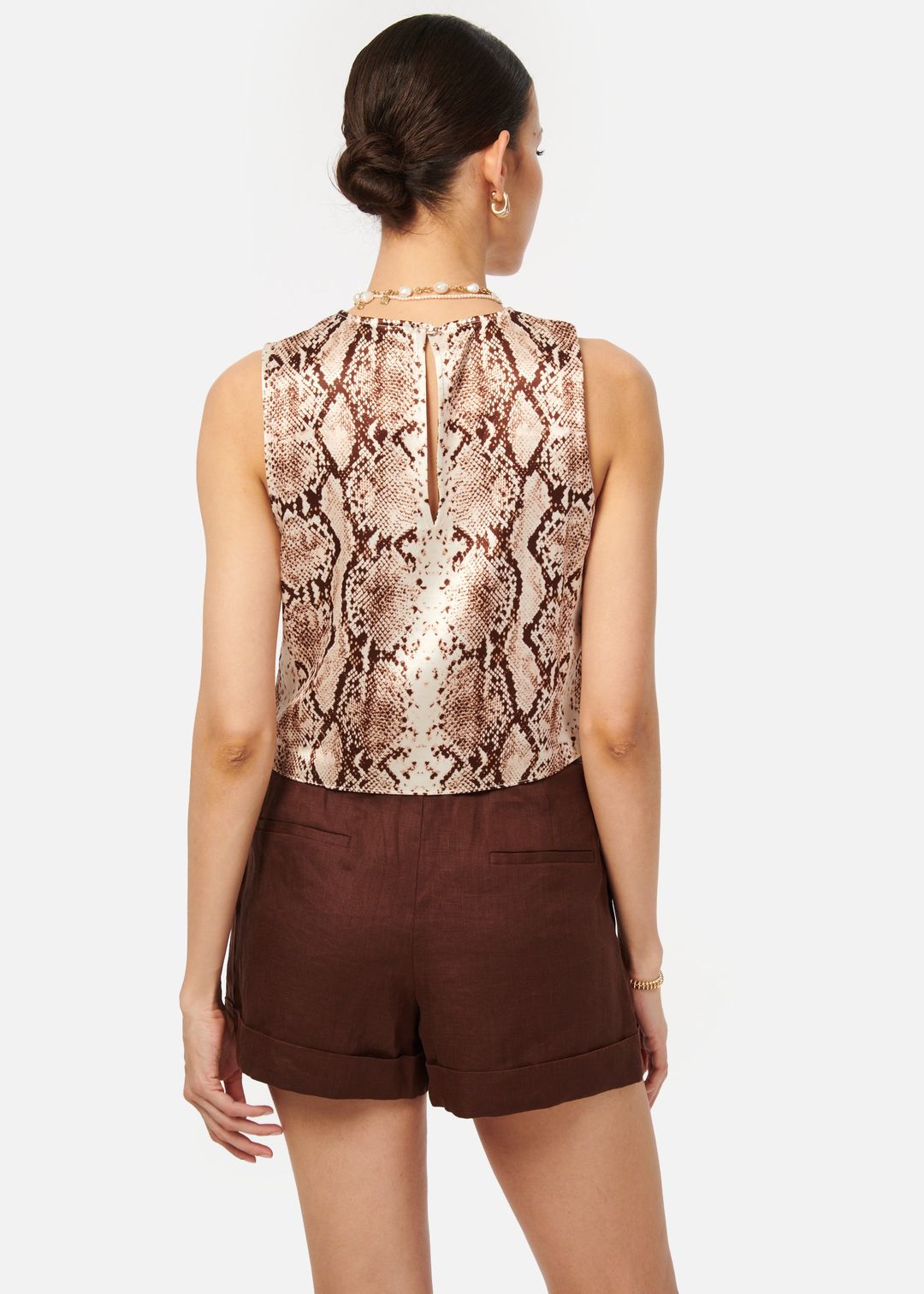 Romilly Cropped Top Sand Snake #3