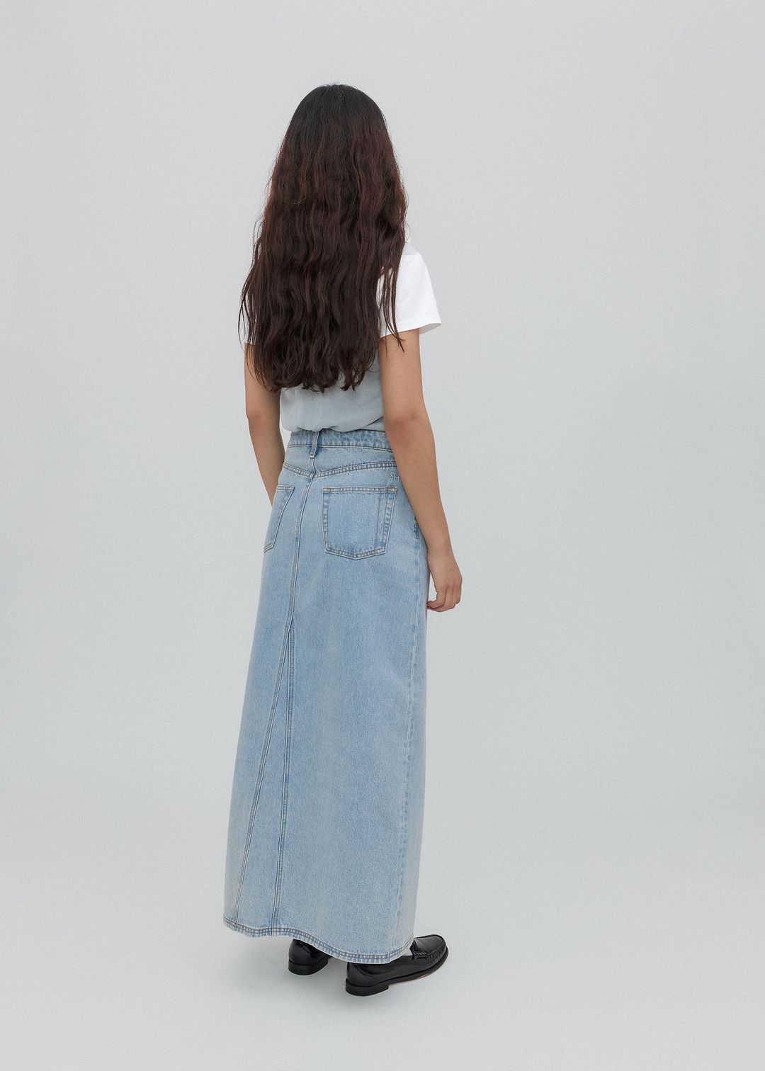 Lima Skirt in Vintage Blue #3