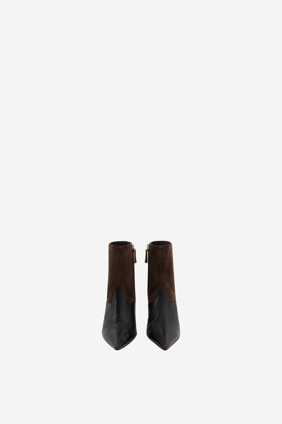 Suede Star Cut-Out Low Boots #4