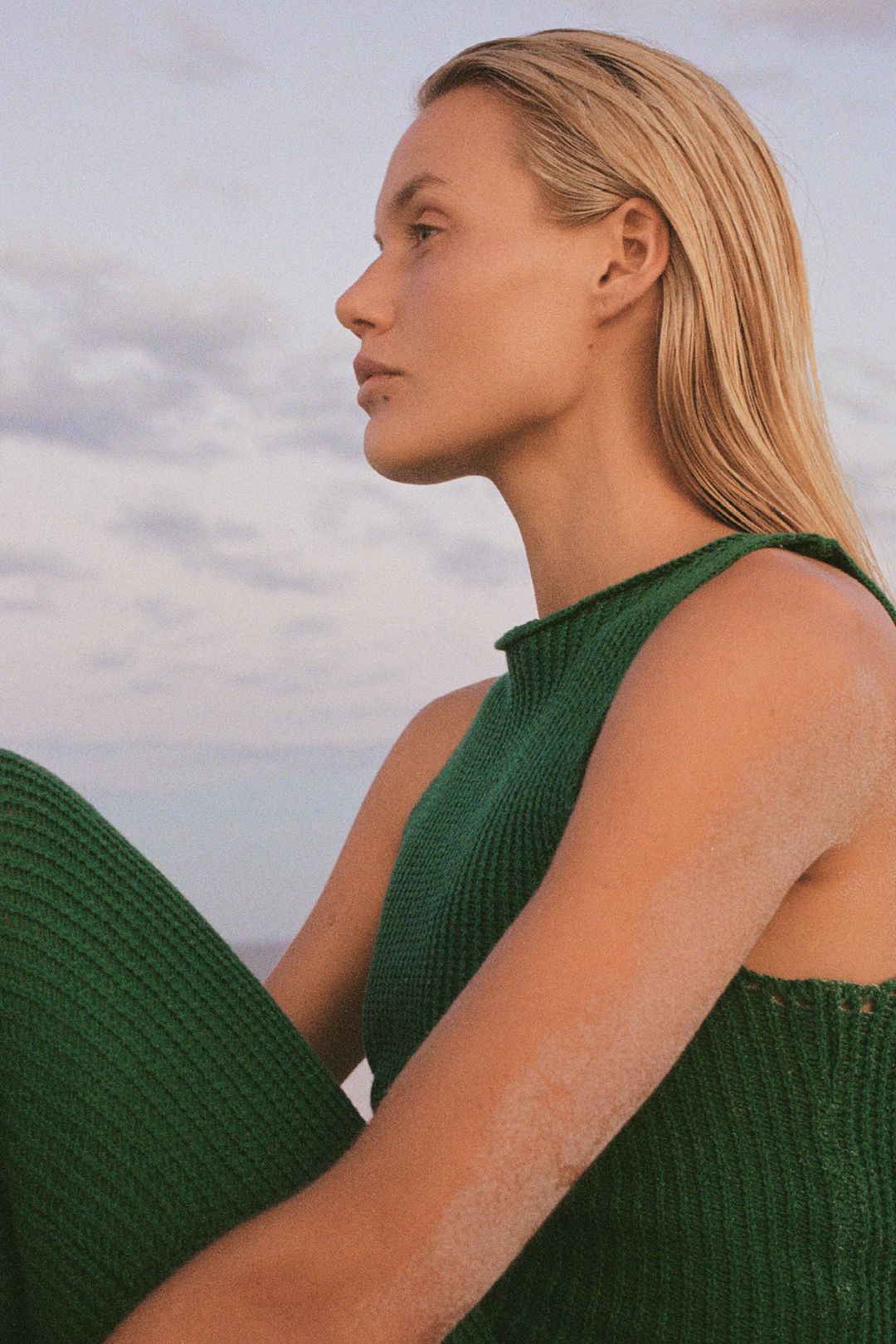 Emerald Crochet Dress #7