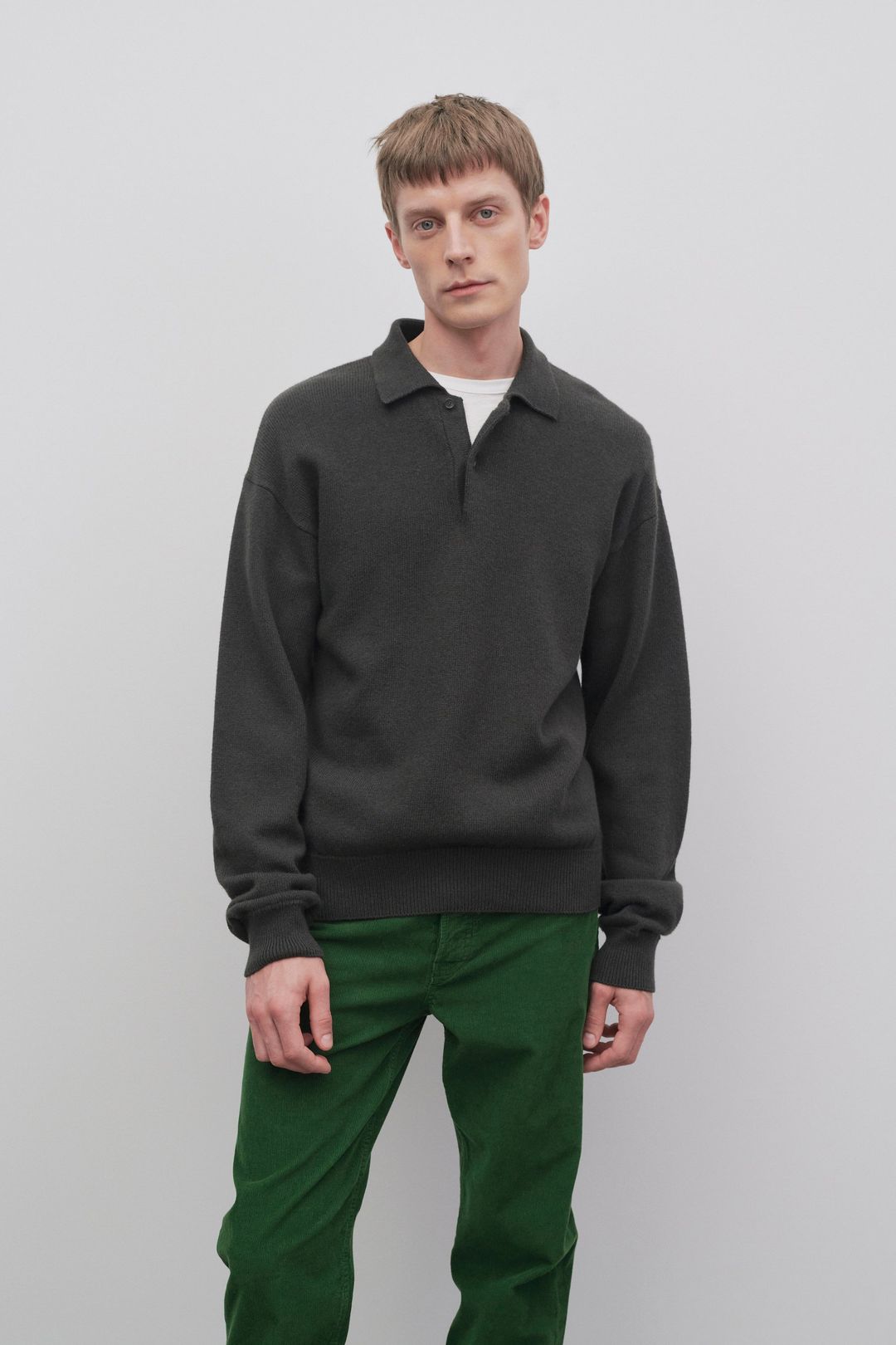 Joyce Polo in Cotton and Cashmere #3