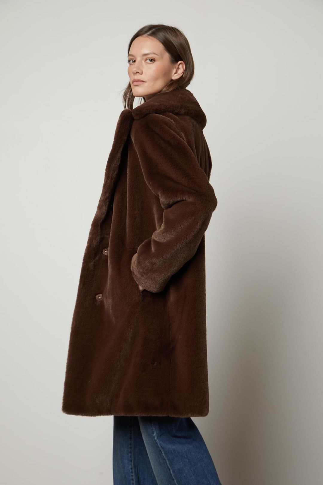 EVALYN LUX FAUX FUR COAT #4