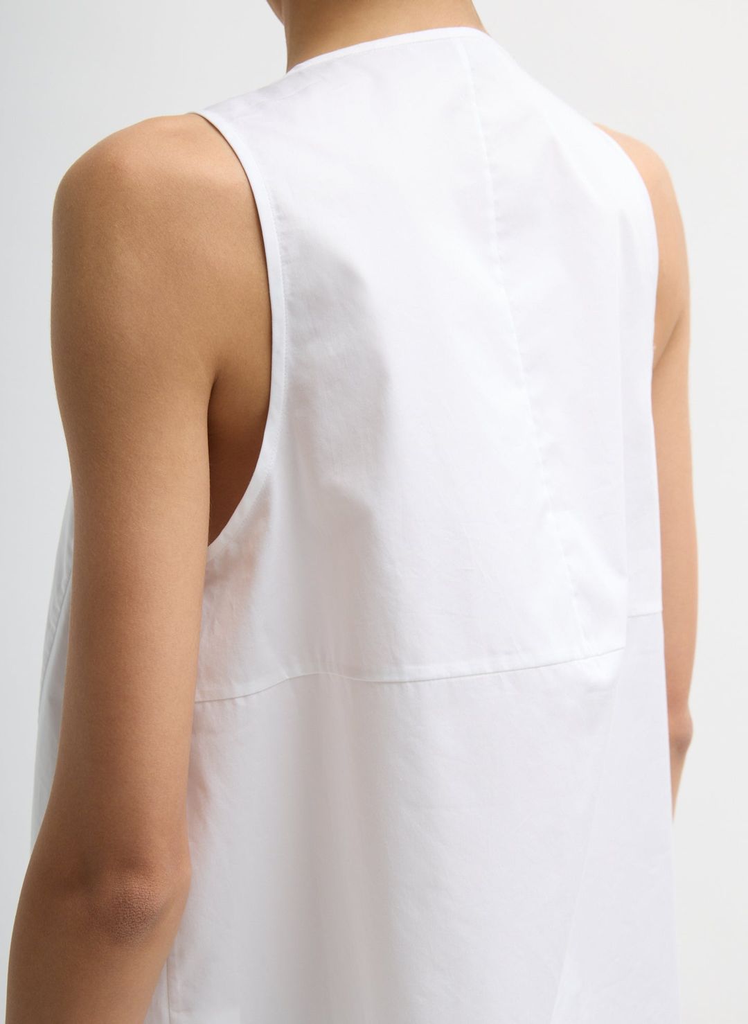 Eco Poplin Tie Front Top #8