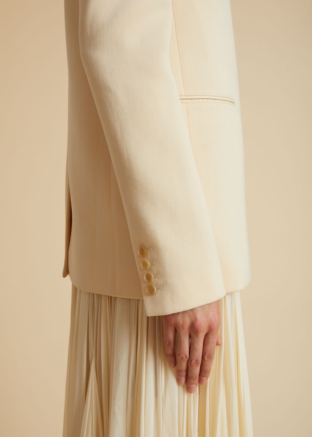 The Otero Blazer in Bone #4