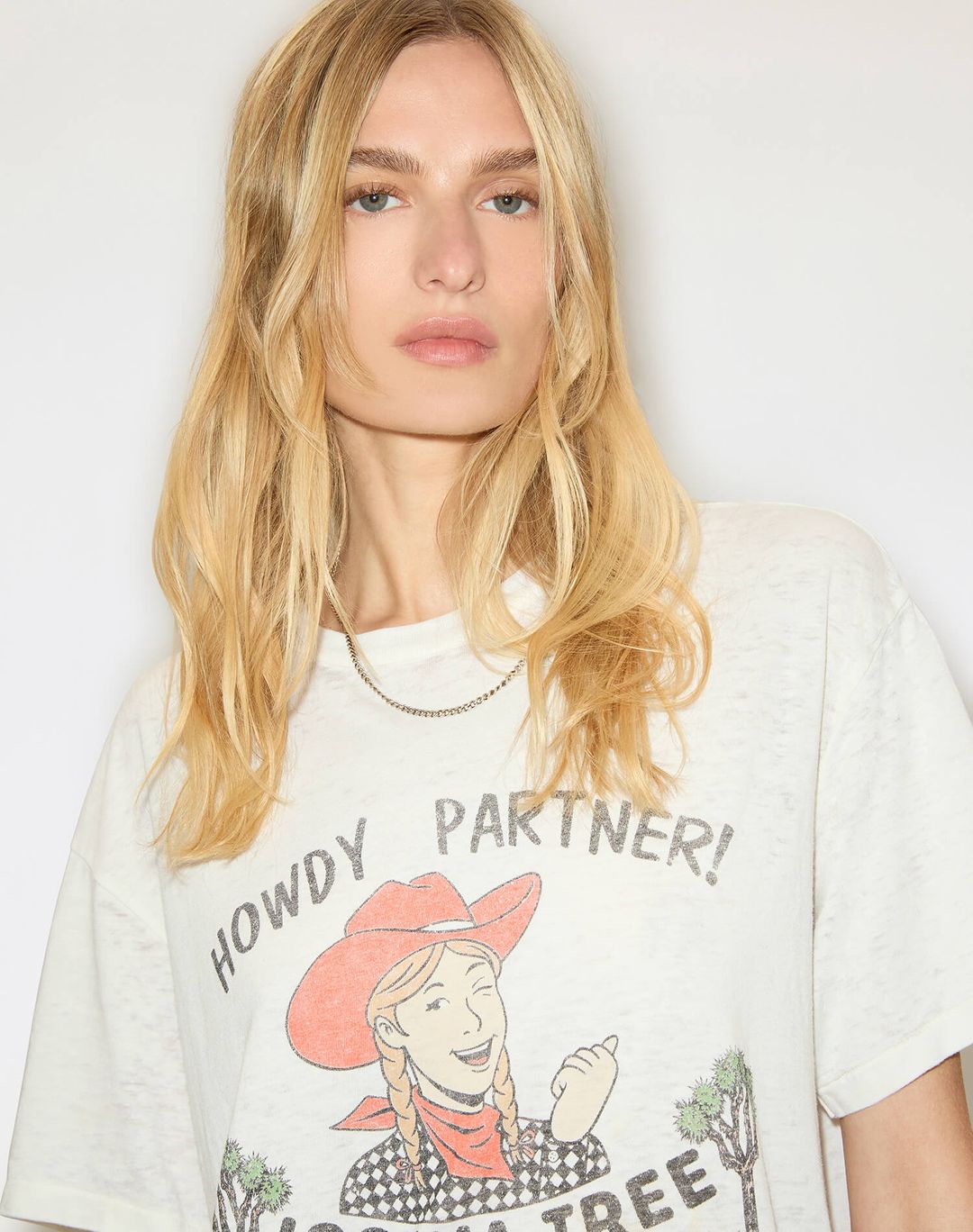 Boyfriend "Joshua Tree" Tee - Vintage White #3