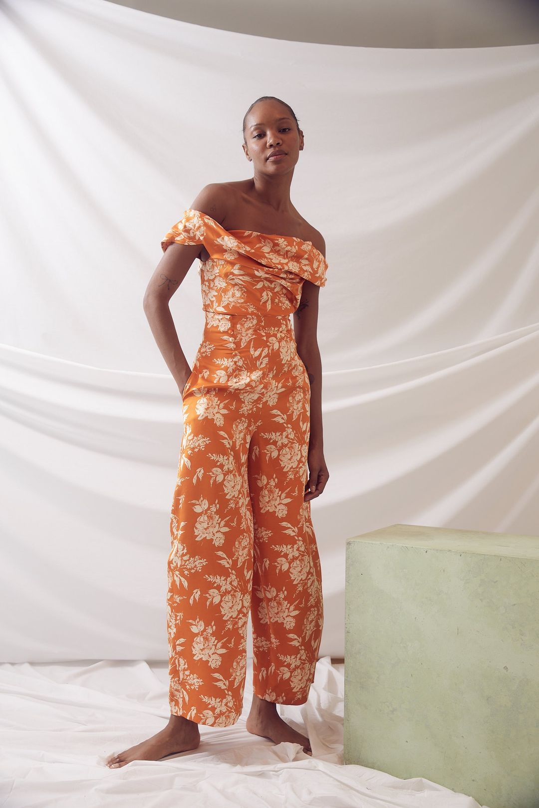 Can't Bare It Top in Paintbrush Printed Viscose #4