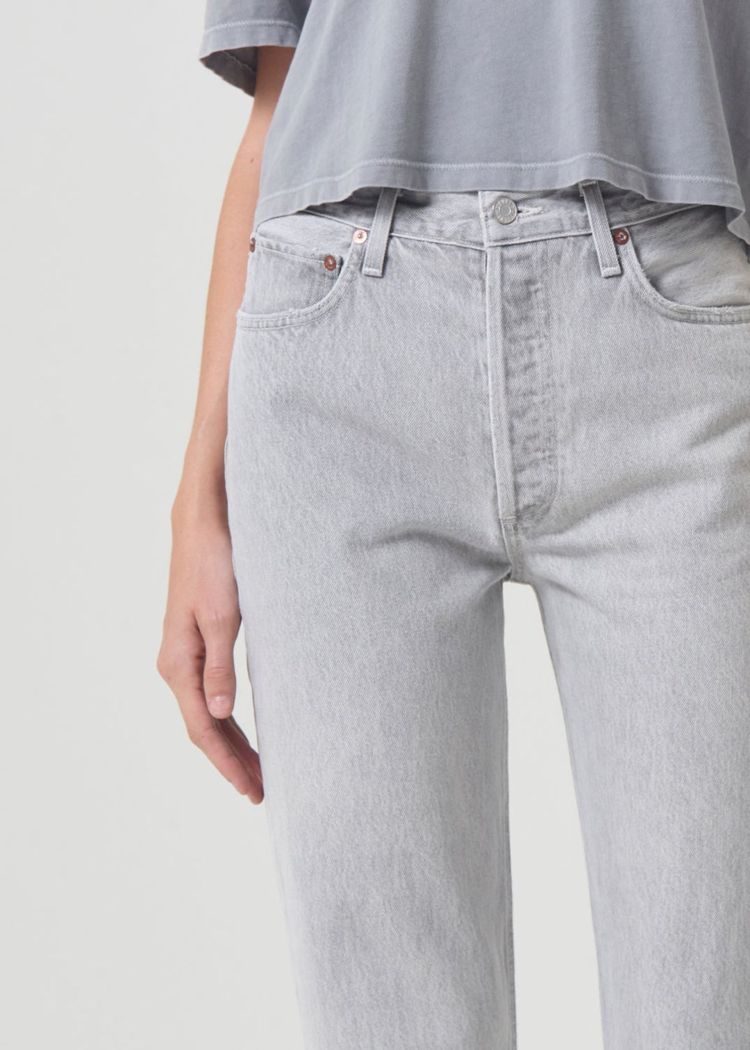 90's Pinch Waist High Rise Straight in Rain #5